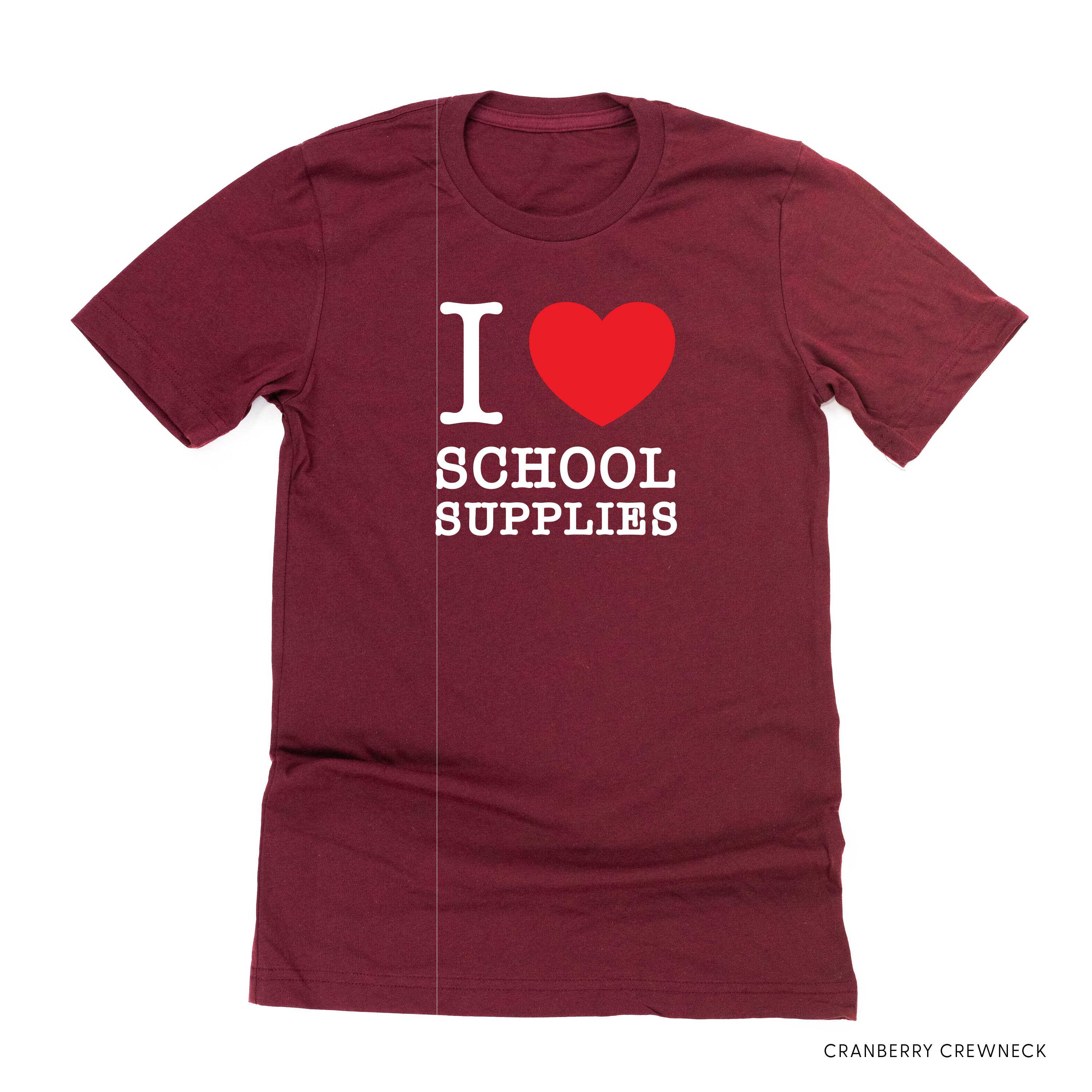 I ♥ School Supplies - Unisex Tee