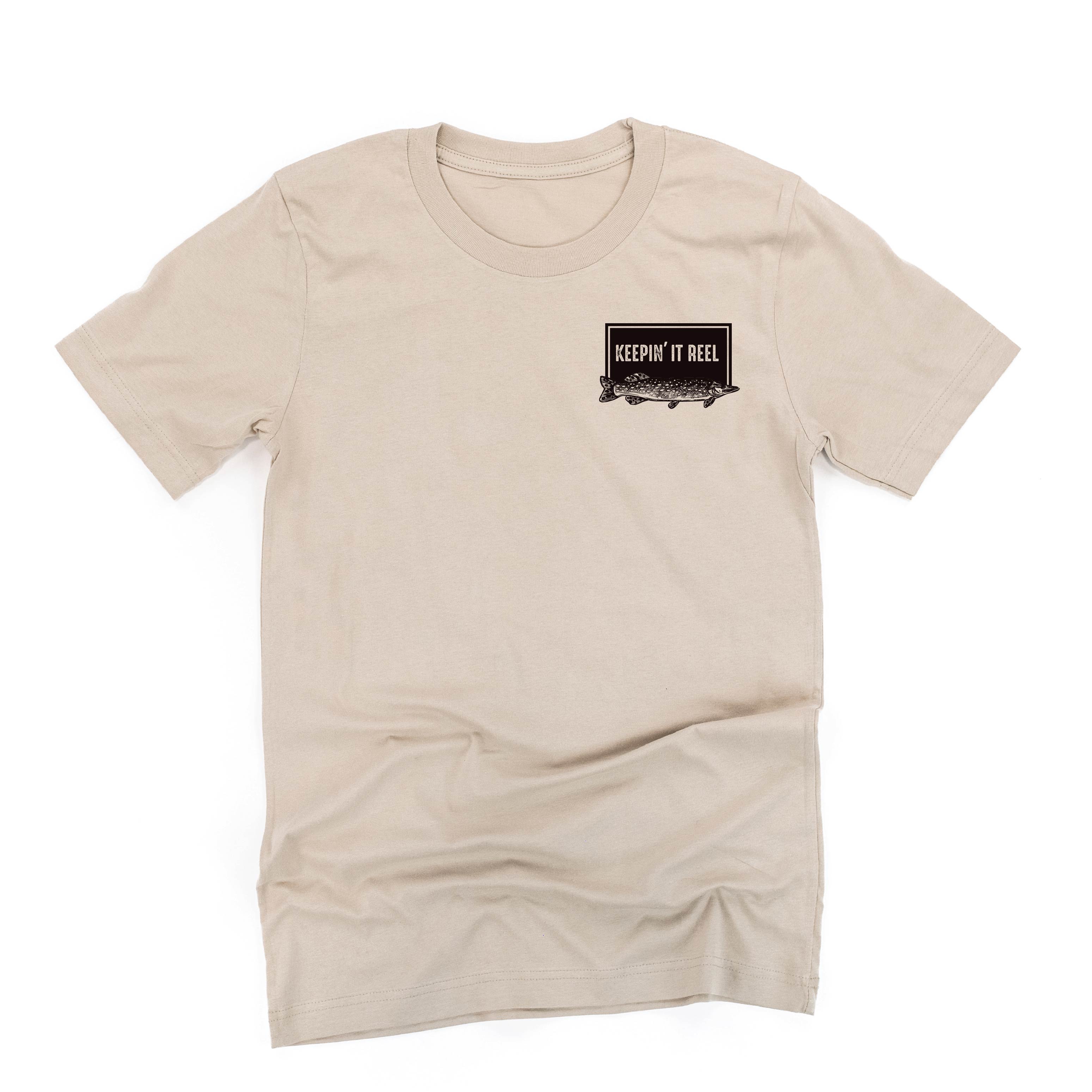 Keepin&#39; It Reel - Fishing Reel (pf&amp;b) - Unisex Tee