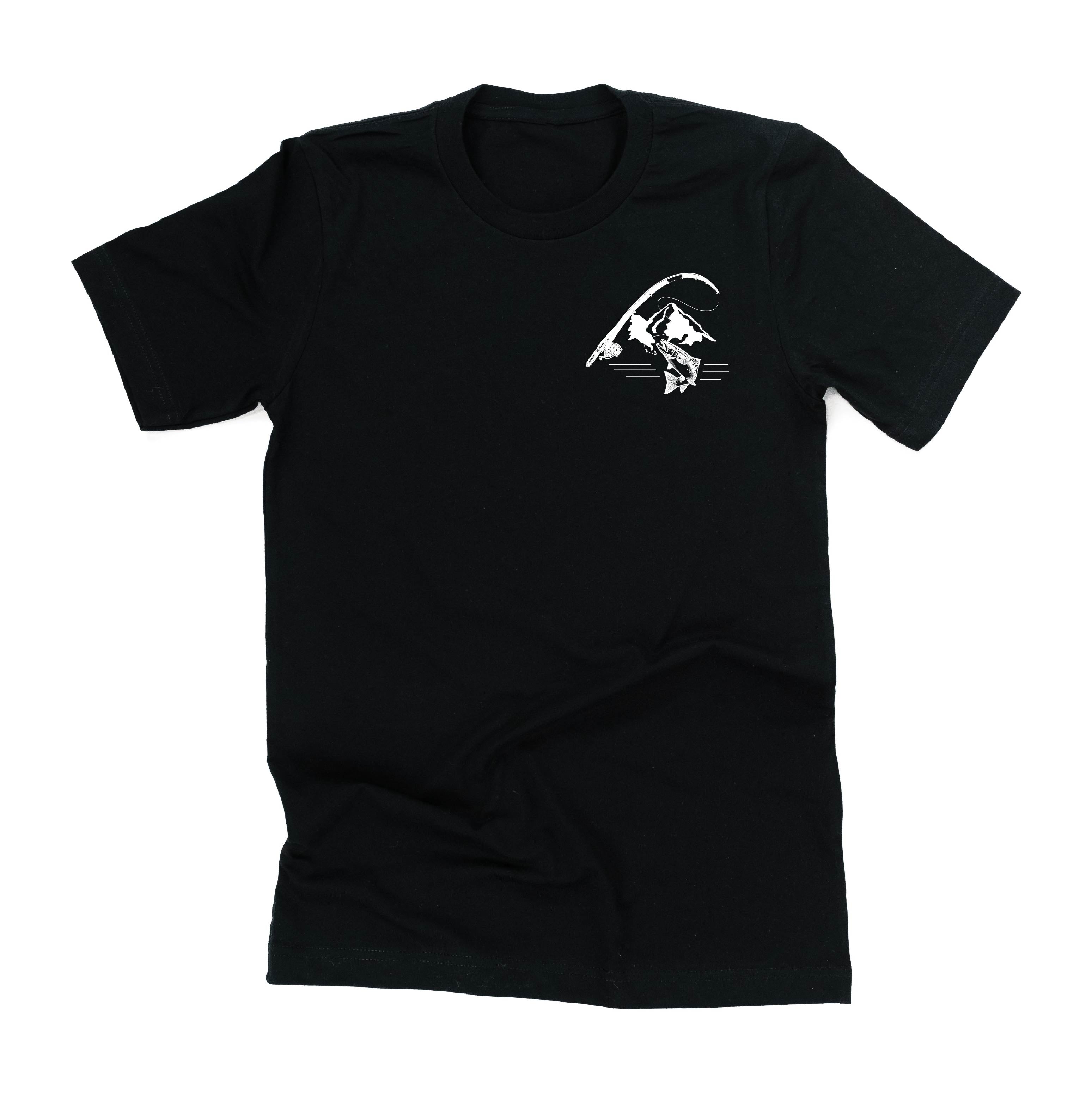 Mountain Fish &amp; Pole - Fish On (pf&amp;b) - Unisex Tee