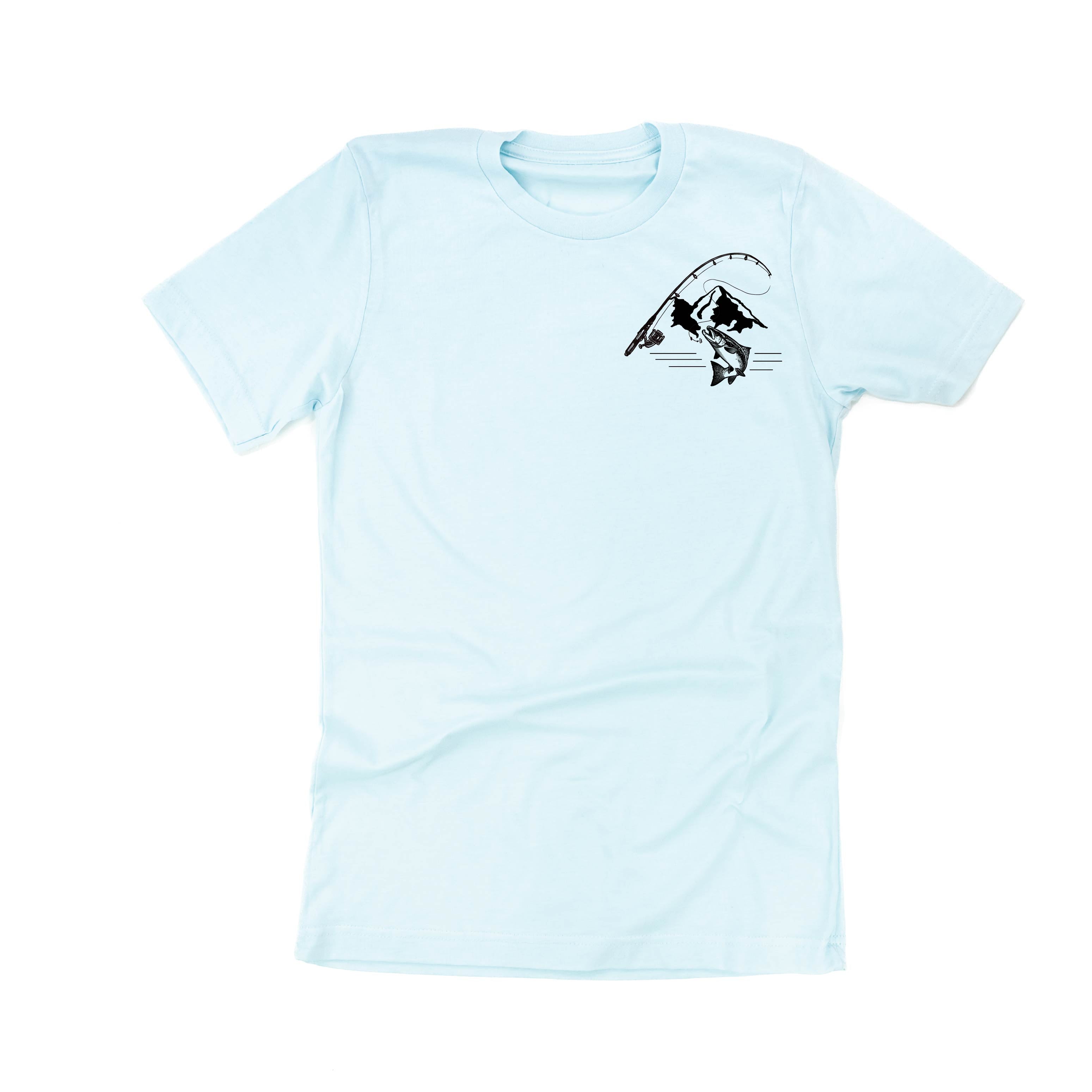 Mountain Fish &amp; Pole - Fish On (pf&amp;b) - Unisex Tee
