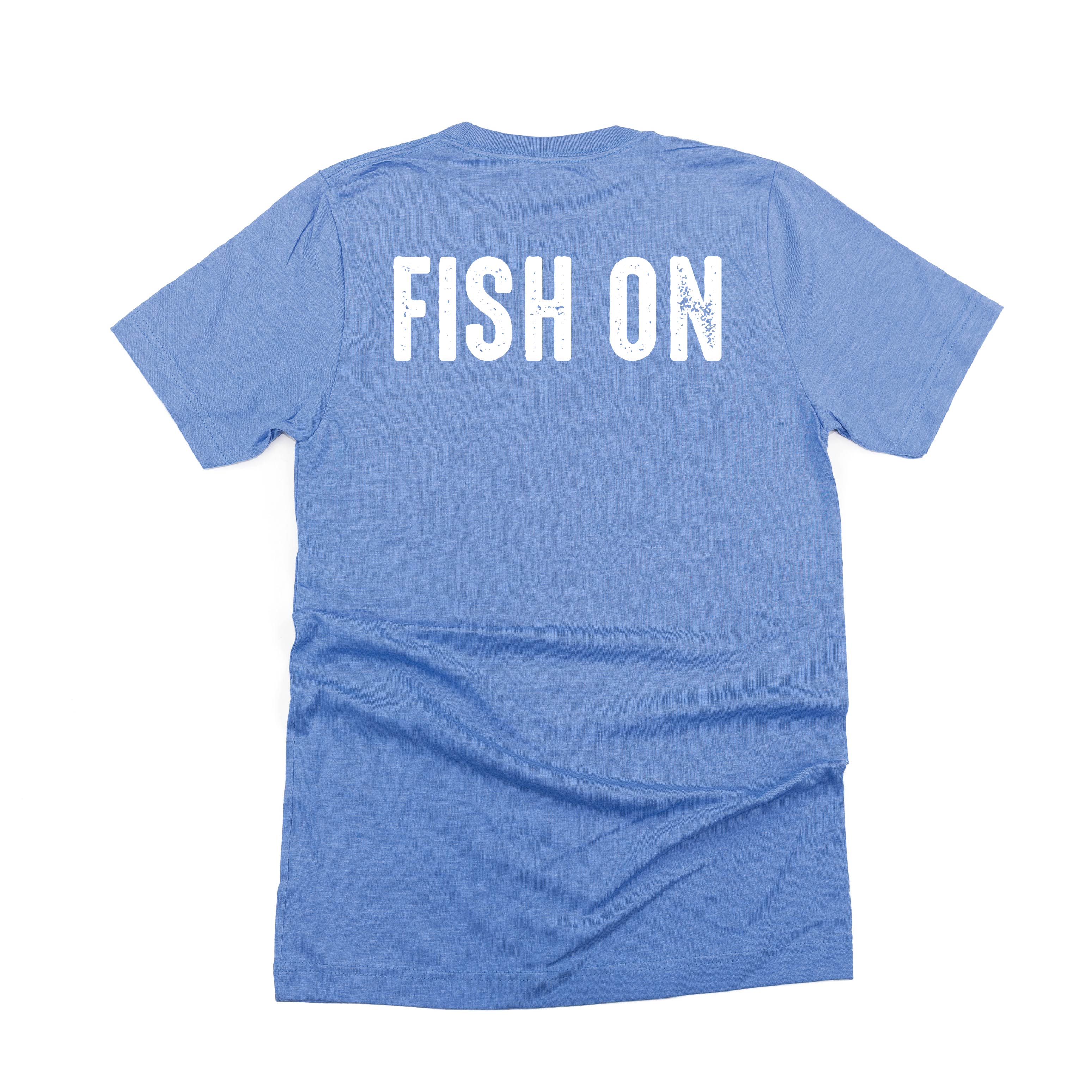 Mountain Fish &amp; Pole - Fish On (pf&amp;b) - Unisex Tee