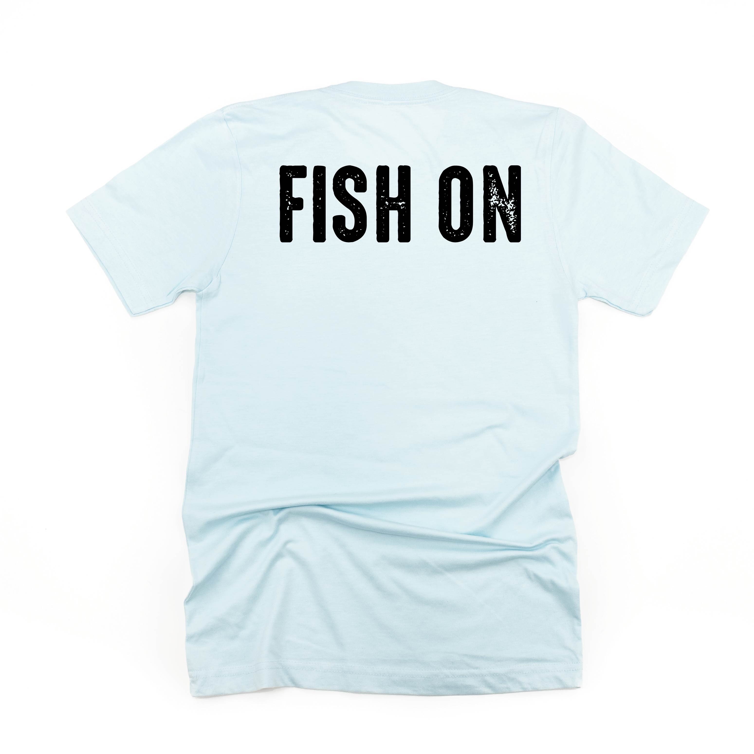 Mountain Fish &amp; Pole - Fish On (pf&amp;b) - Unisex Tee