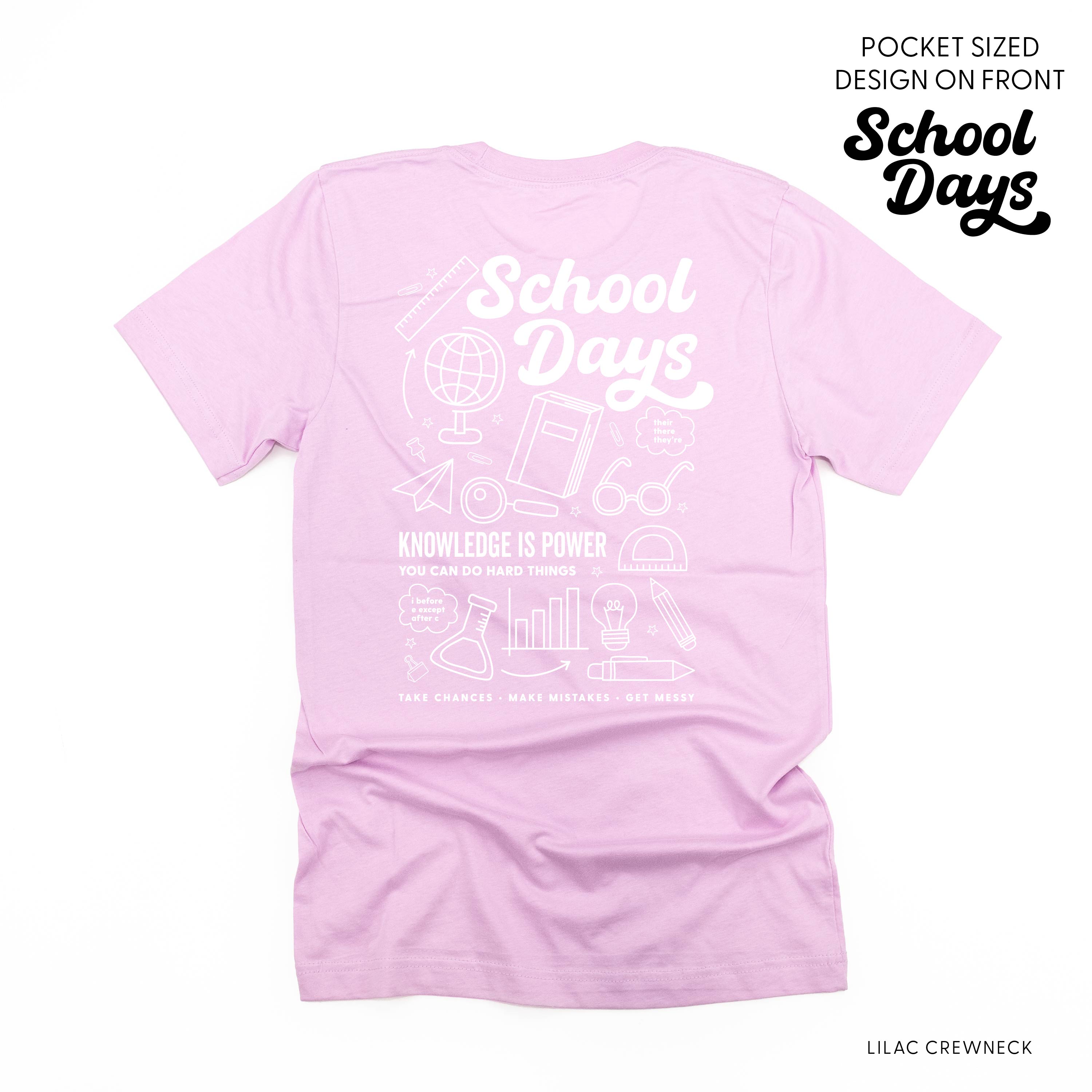School Days - School Day Items (pf &amp; b) - Unisex Tee