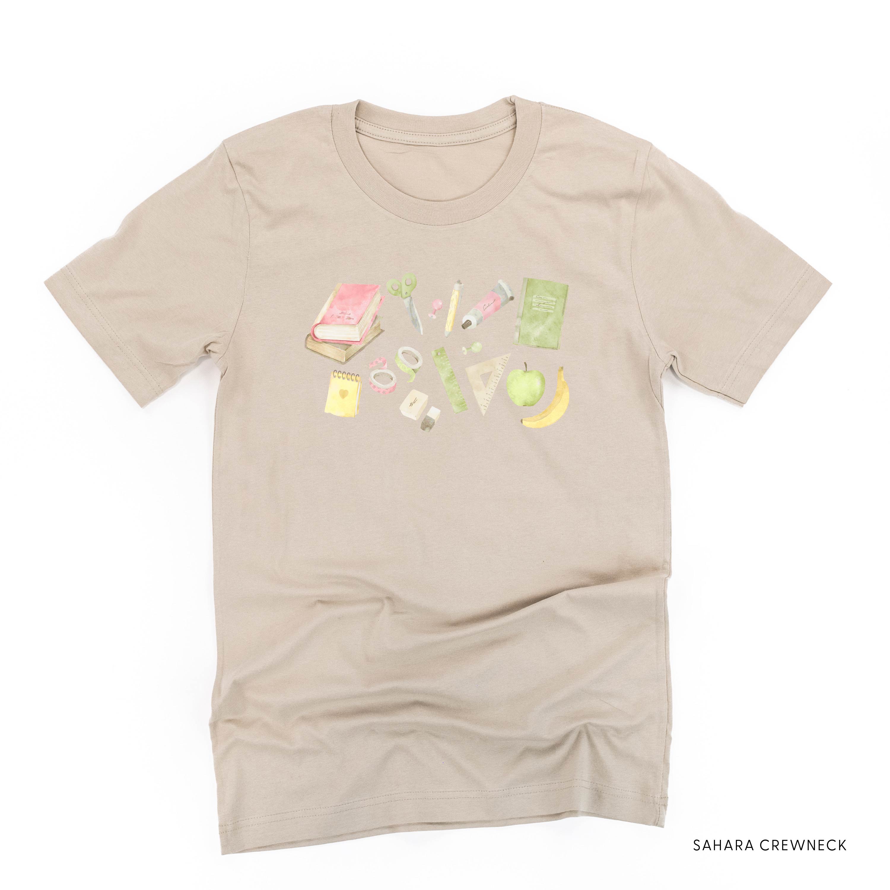 Watercolor School Supplies - Unisex Tee