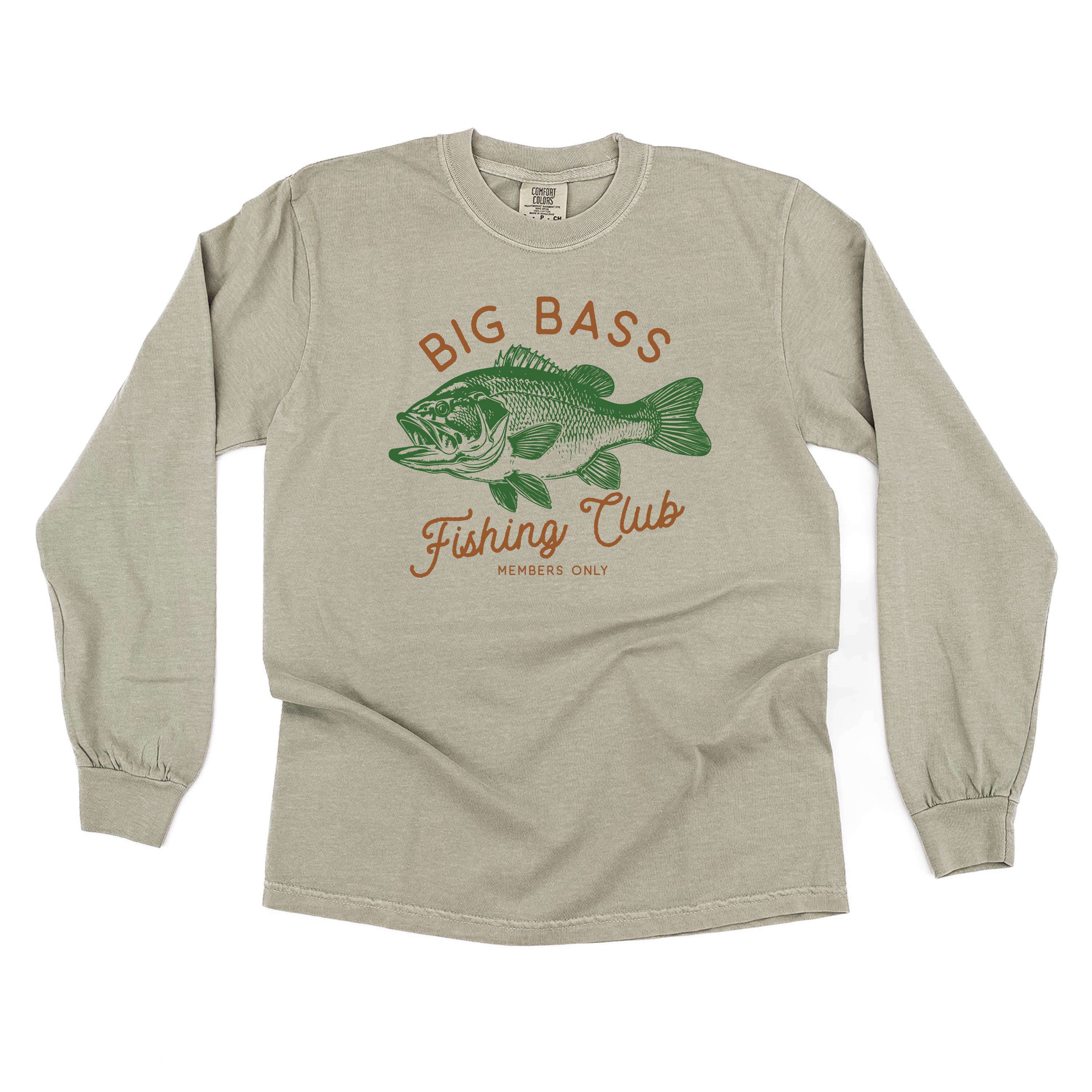 Big Bass Fishing Club - Long Sleeve Comfort Colors Tee