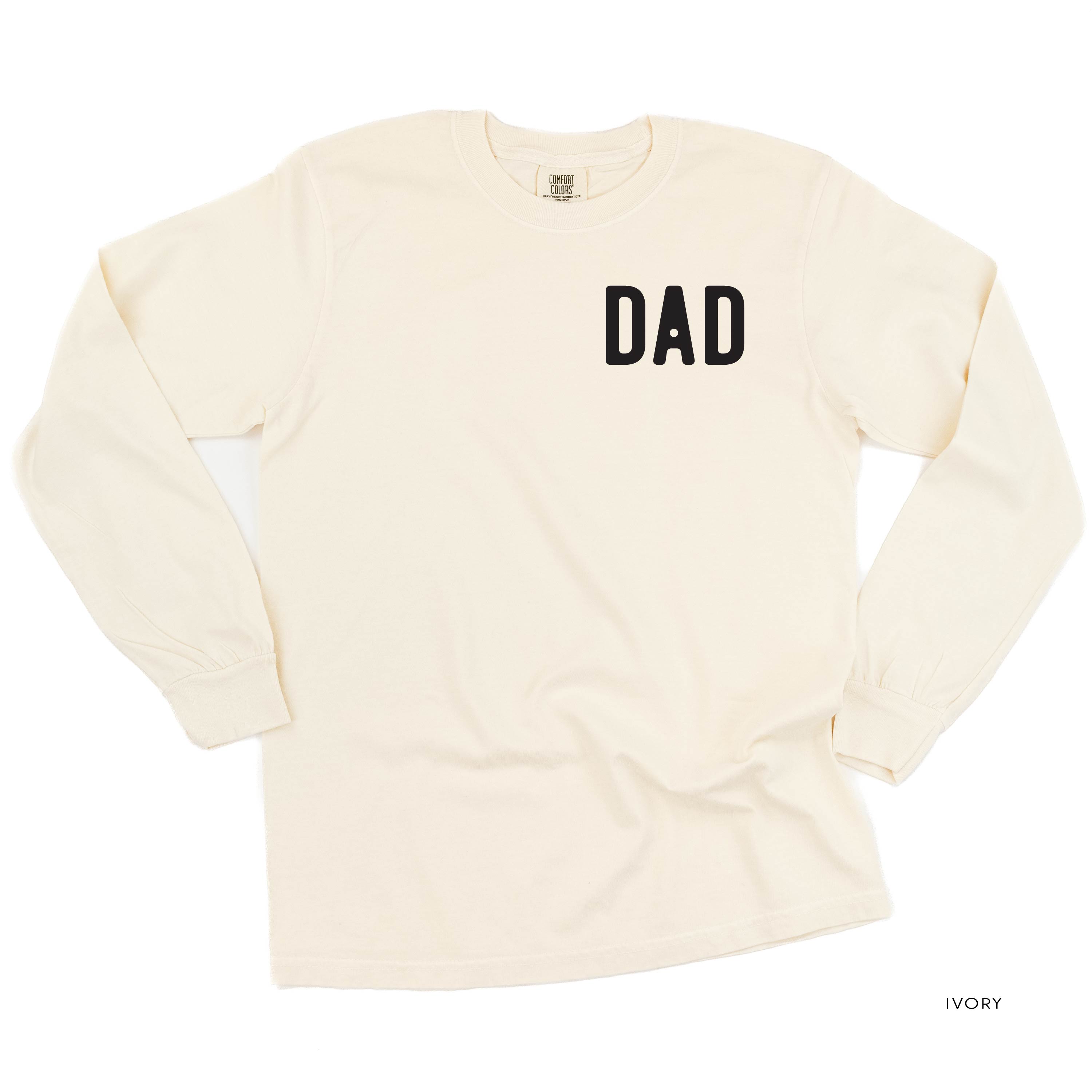 Dad - Classic (pocket) - Long Sleeve Comfort Colors Tee