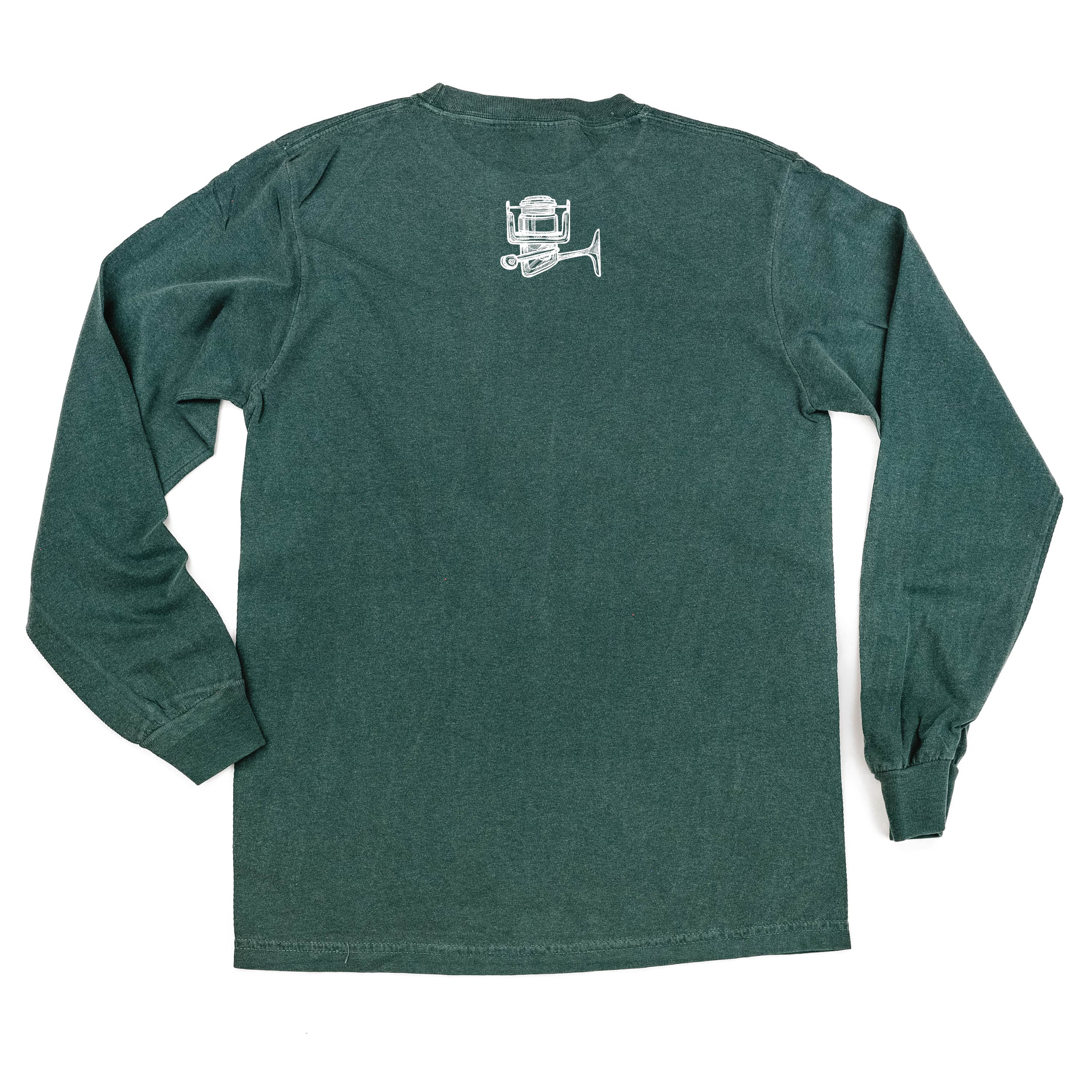 Keepin&#39; It Reel - Fishing Reel (pf&amp;b) - LONG SLEEVE Comfort Colors Tee