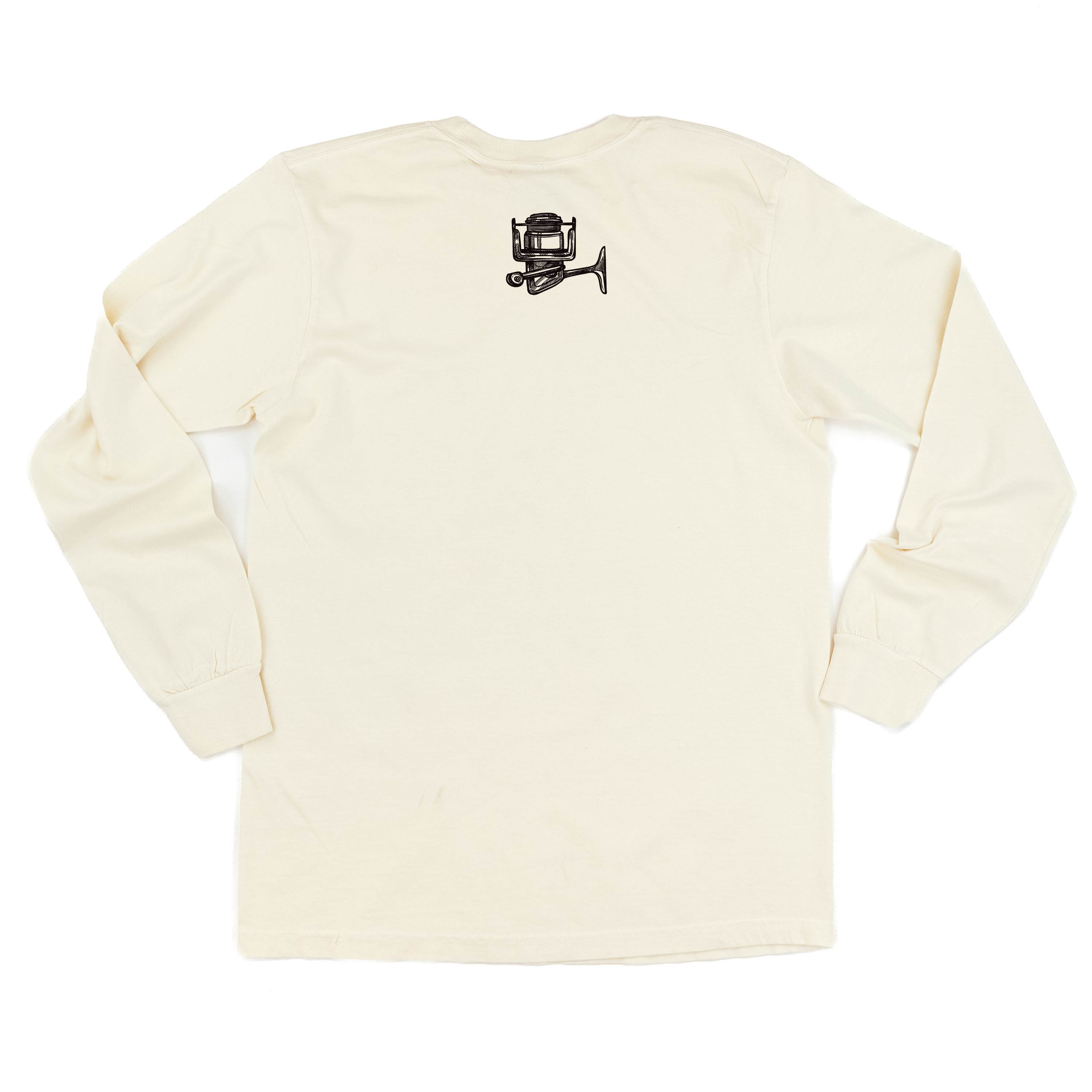 Keepin&#39; It Reel - Fishing Reel (pf&amp;b) - LONG SLEEVE Comfort Colors Tee