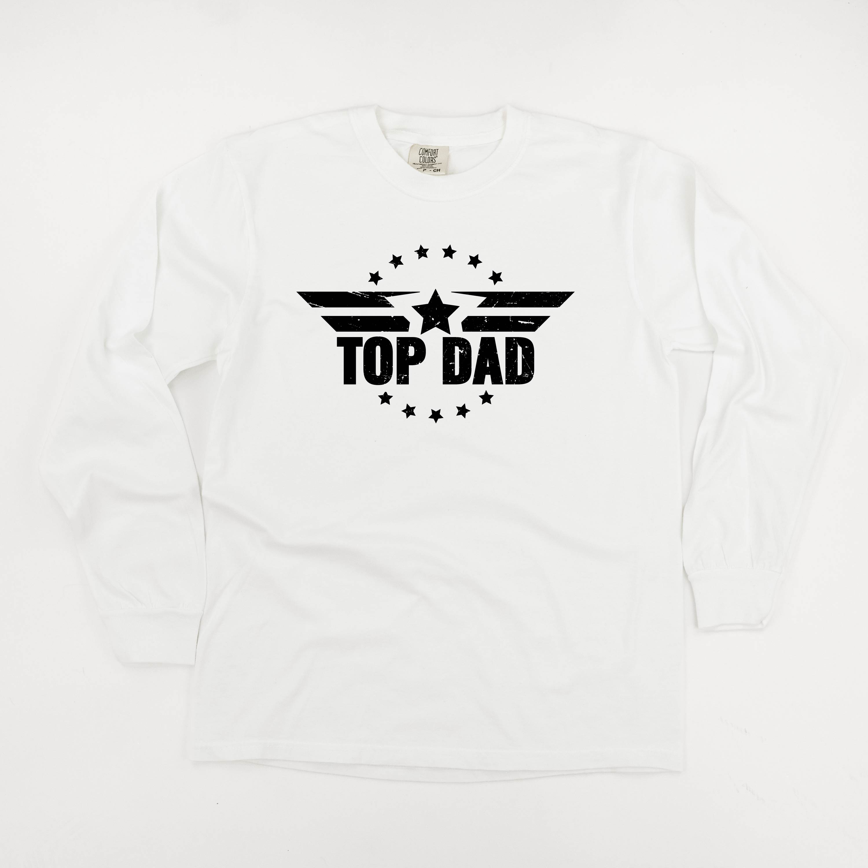 Top Dad - LONG SLEEVE Comfort Colors Tee