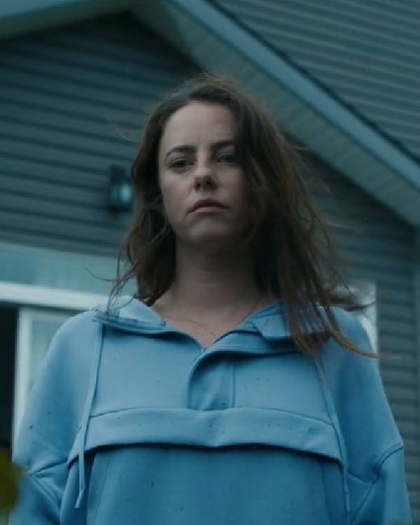 Adulthood Kaya Scodelario Blue Hooded Sweatshirt