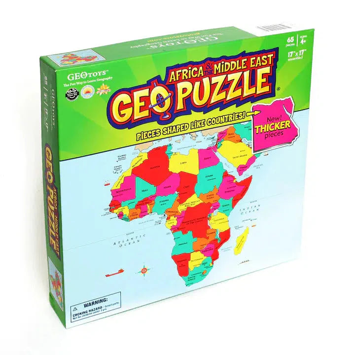 Africa &amp;amp; Middle East GeoPuzzle 65 Piece Jigsaw Puzzle Geotoys