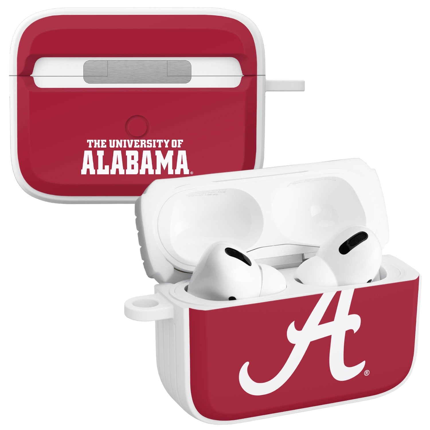 Alabama Crimson Tide HDX Apple Airpods Pro 1 &amp;amp; 2 Case Cover