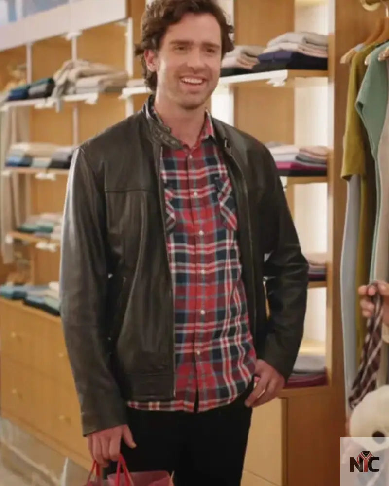 Alec Santos Unwrapping Christmas Tina’s Miracle Black Jacket