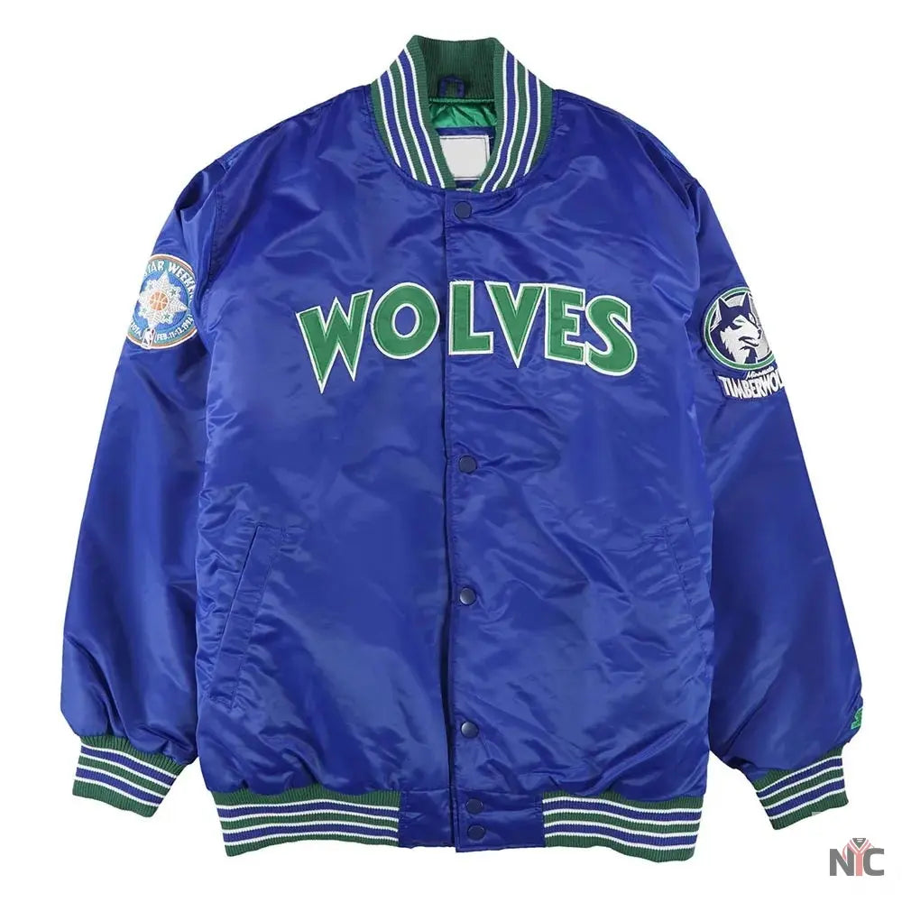 All Star Weekend Minnesota Timberwolves Blue Jacket