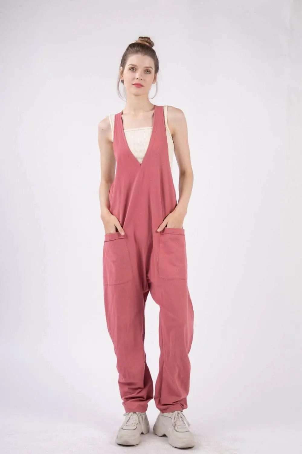 Trendsi Allure Sleeveless Jumpsuit with Pockets - New Arrival, Comfort