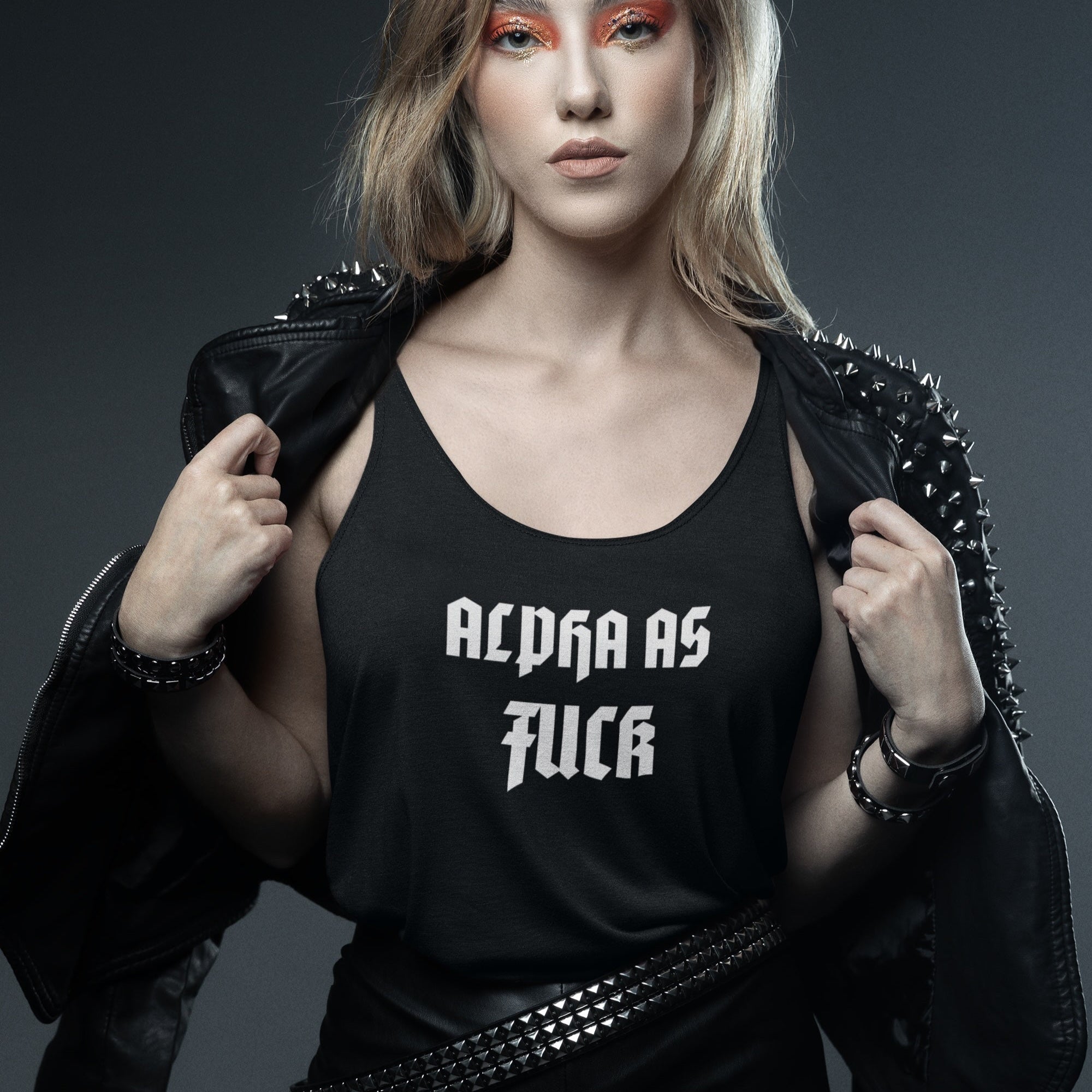 Alpha As Fuck Women&amp;#39;s Ideal Racerback Tank