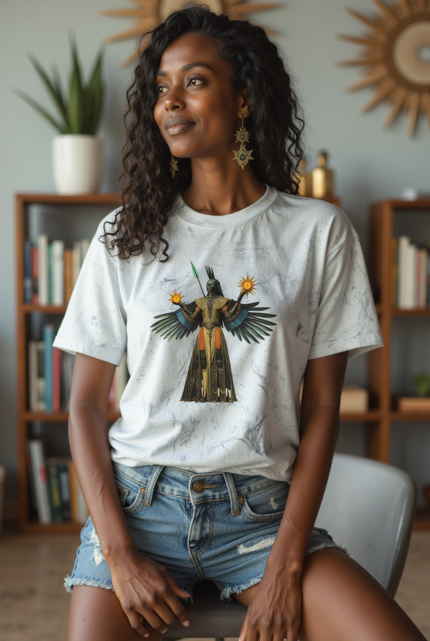 Amaru Khan Stars Unisex Color Blast T-Shirt