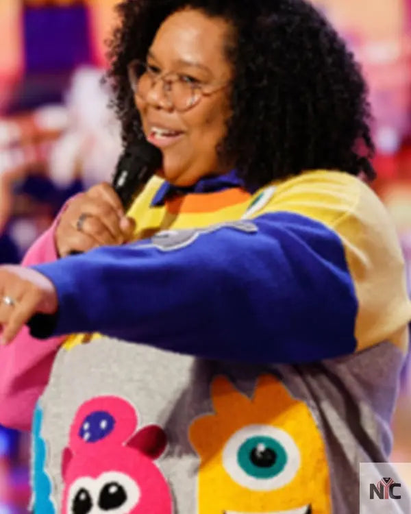 Americas Got Talent S20 Mama Duke Multicolor Monster Sweater