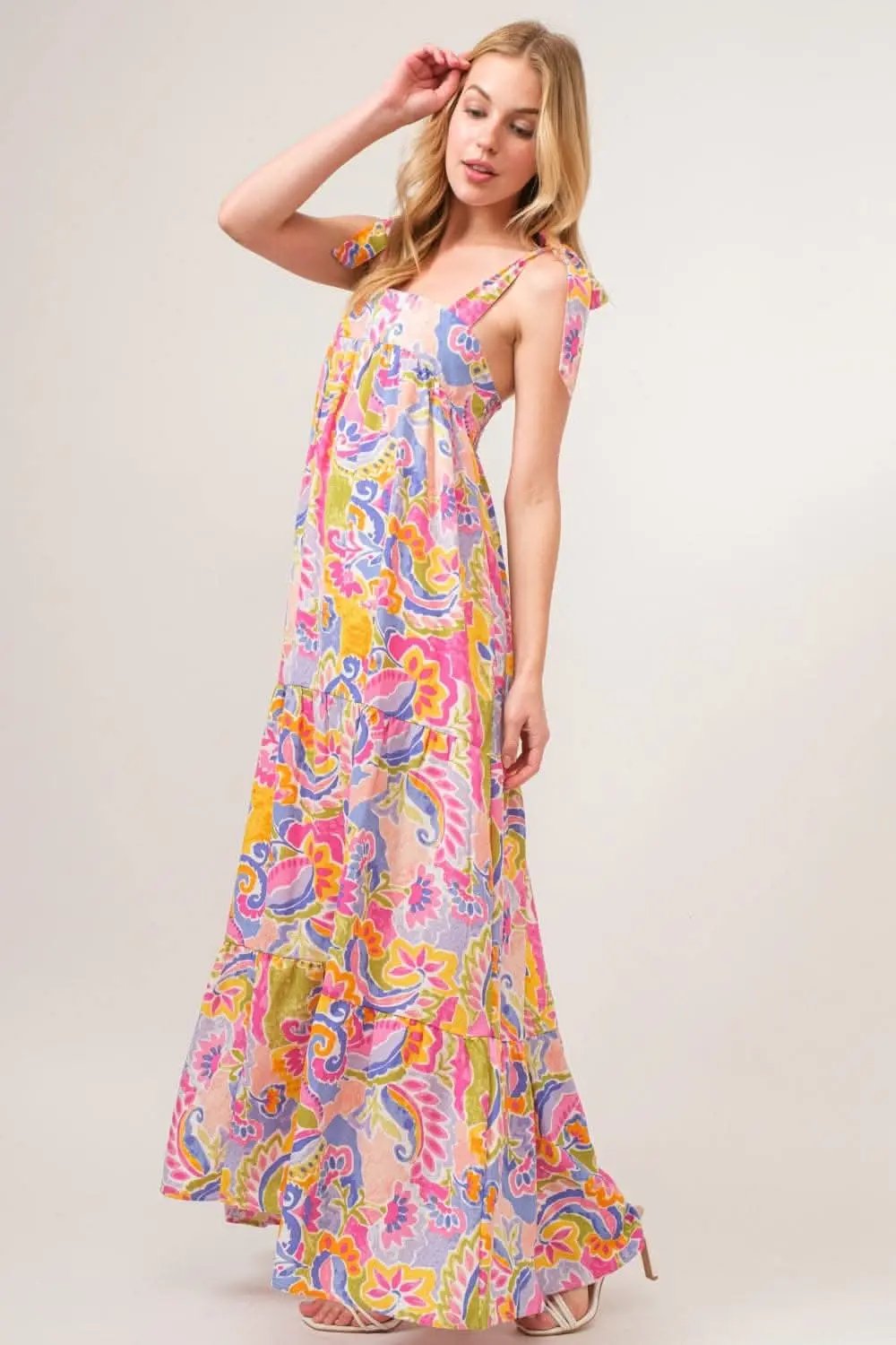 Trendsi Trendsi And The Why Multicolor Maxi Dress, Size M