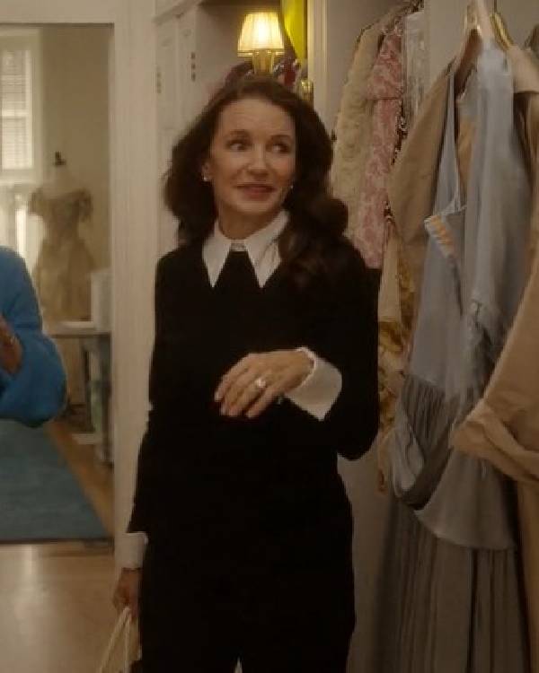 And Just Like That Kristin Davis Collared Sweater