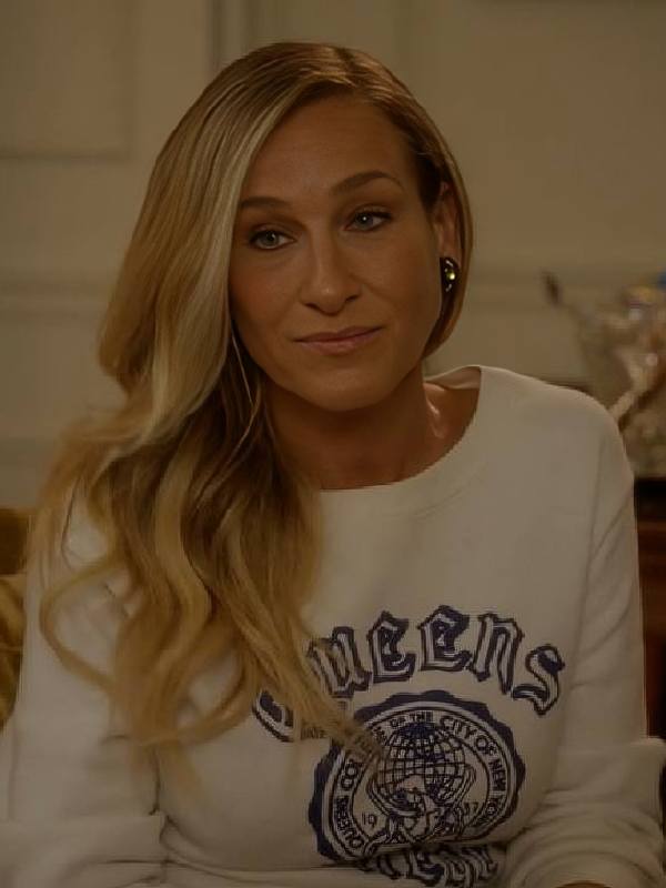 And Just Like That Sarah Jessica Parker White Sweatshirt