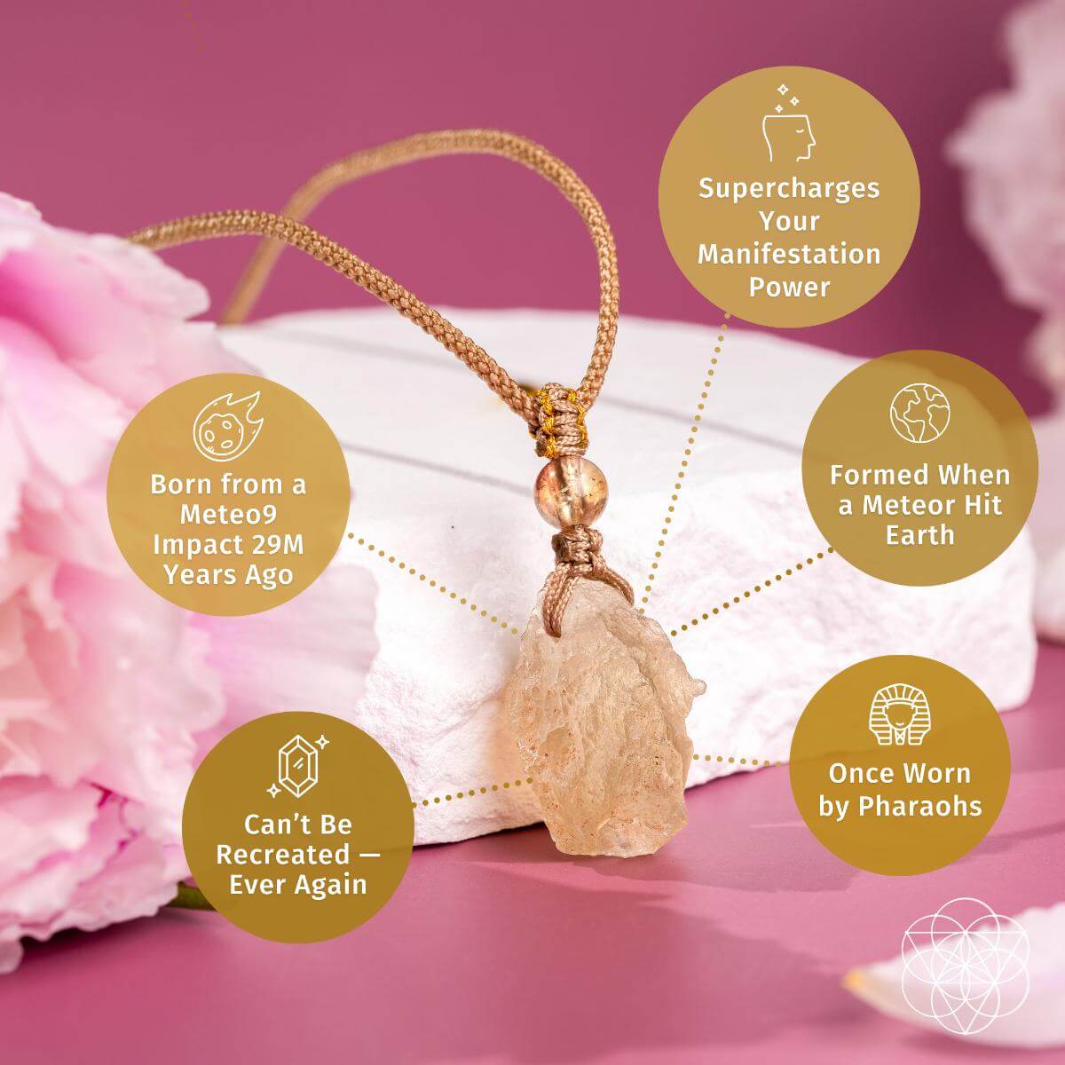 The Destiny Relic – Libyan Desert Glass Pendant