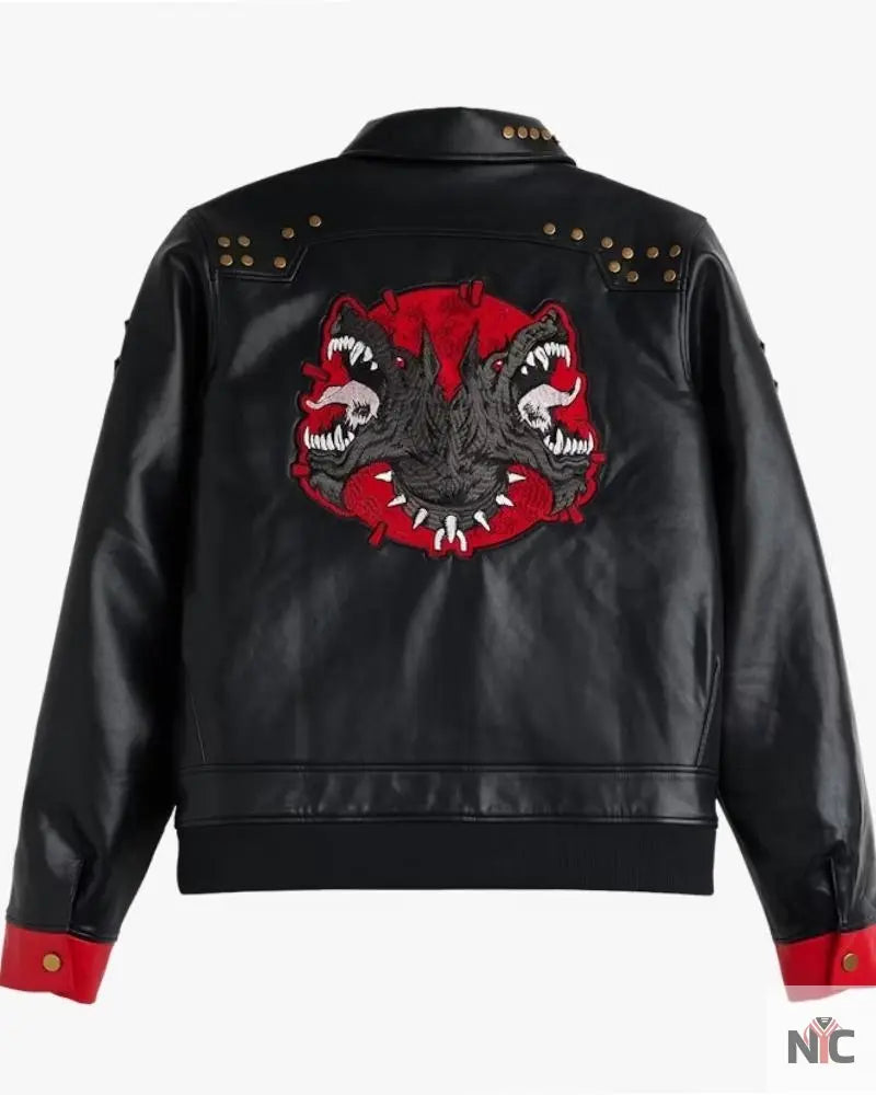 Arcane Season 2 VI Black Leather Jacket