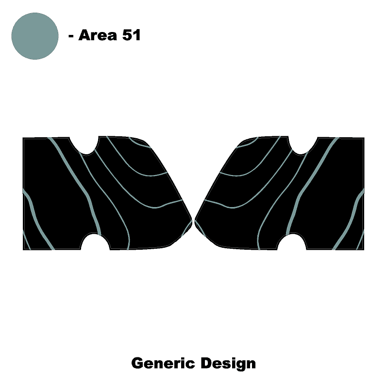 Interior Door Cup Protector Kit - 2021+ Bronco