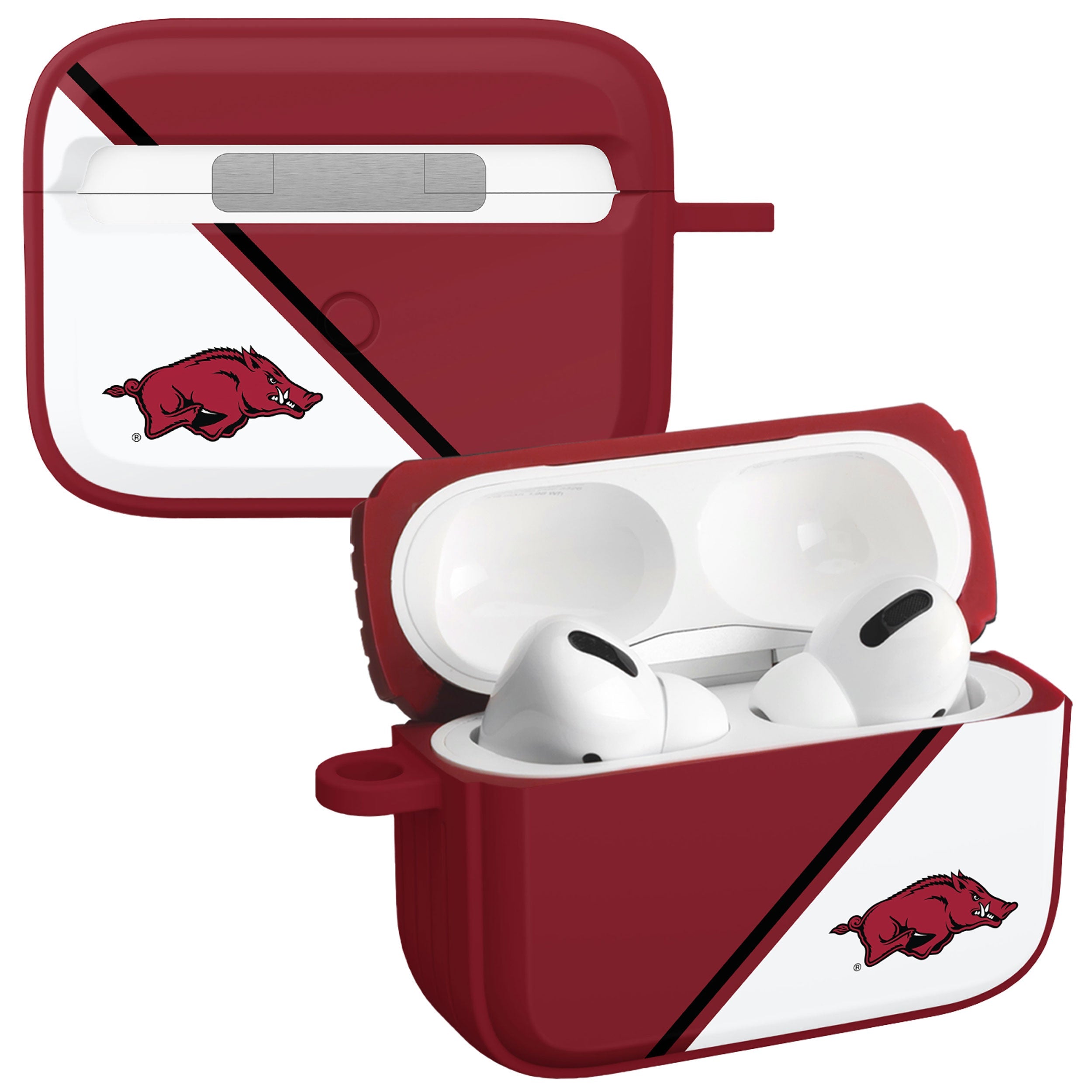 Arkansas Razorbacks HDX Champion Series Apple AirPods Pro 1 &amp;amp; 2 Case Cover