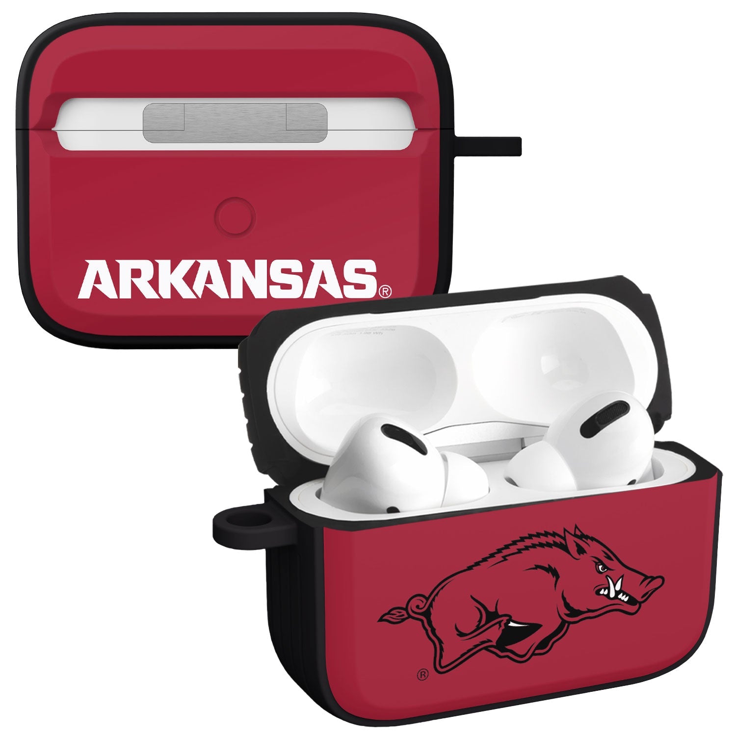 Arkansas Razorbacks HDX AirPods Pro 1 &amp;amp; 2 Case Cover
