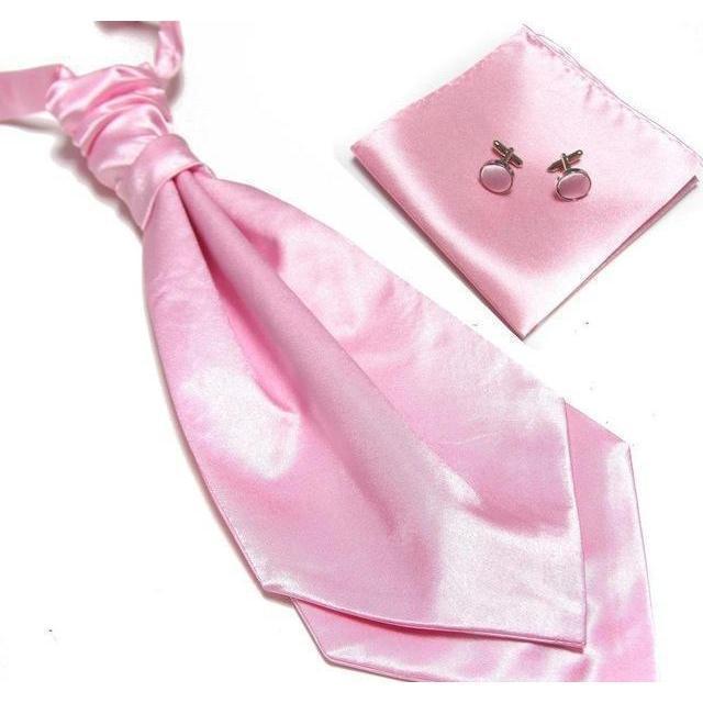Ascot/Cravat Tie, Cufflinks &amp;amp; Pocket Square/Handkerchief Set