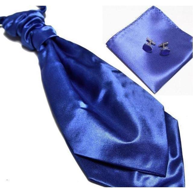 Ascot/Cravat Tie, Cufflinks &amp;amp; Pocket Square/Handkerchief Set