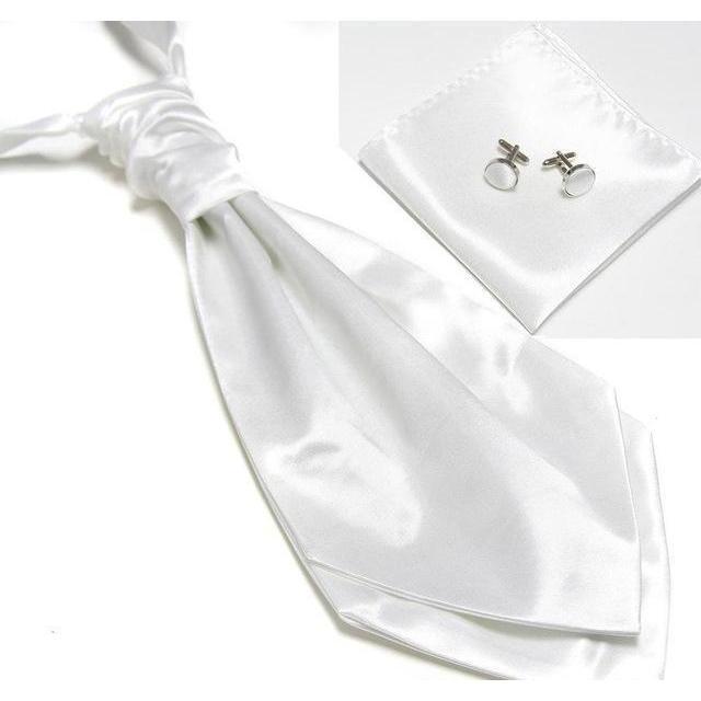 Ascot/Cravat Tie, Cufflinks &amp;amp; Pocket Square/Handkerchief Set