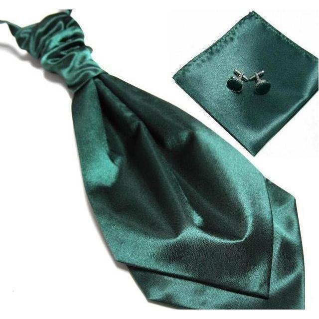 Ascot/Cravat Tie, Cufflinks &amp;amp; Pocket Square/Handkerchief Set