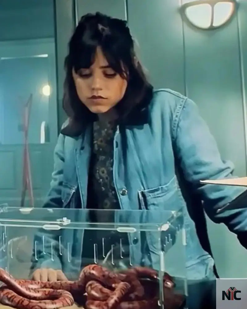 Astrid Deetz Beetlejuice Beetlejuice 2024 Blue Jacket