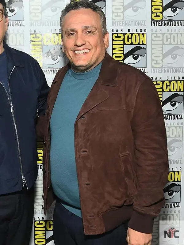 Avengers Doomsday Joe Russo Suede Leather Jacket