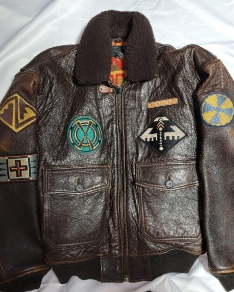 Avirex G-1 Brown Leather Flight Jacket