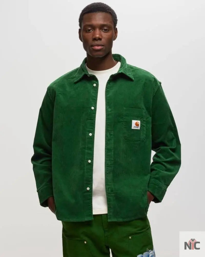 Awake NY X Carhartt WIP Green Collared Shirt