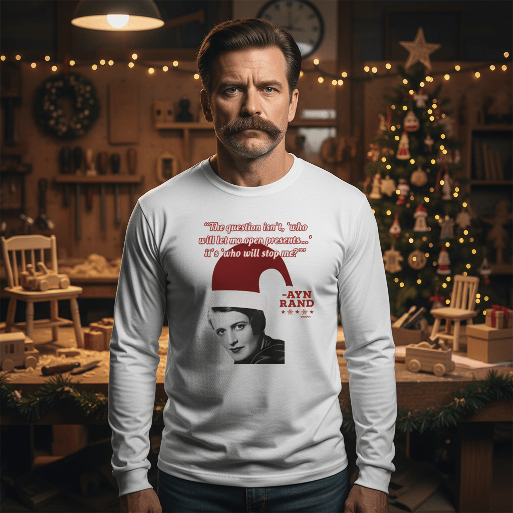 Ayn Rand Christmas Presents Shirt