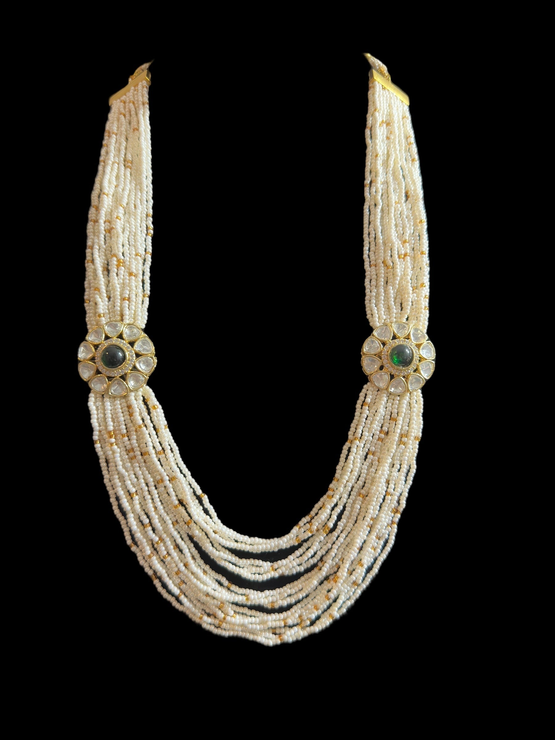 DLN99 Pearl brooch mala ( READY TO SHIP )