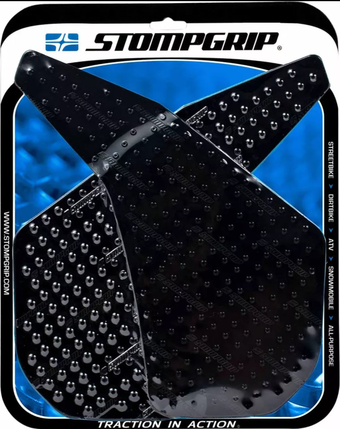 Stompgrip - 55-10-0104B - Traction Pads, Black