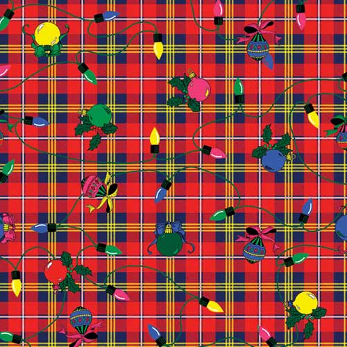 Bandanna Co Seasonal, Christmas Plaid, 22&amp;quot; x 22&amp;quot;