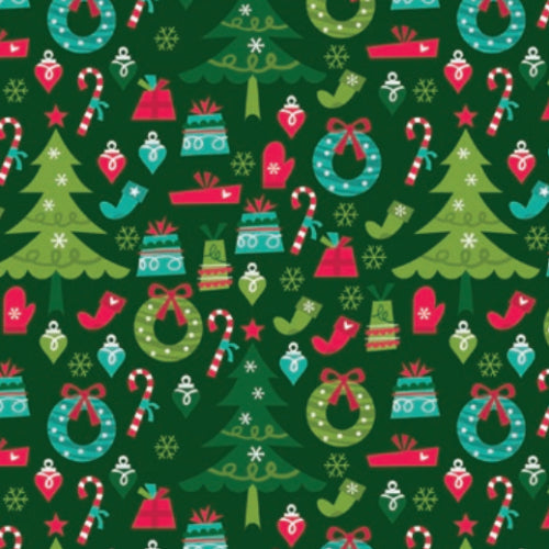 Bandanna Co Seasonal, Trendy Christmas, 22&amp;quot; x 22&amp;quot;