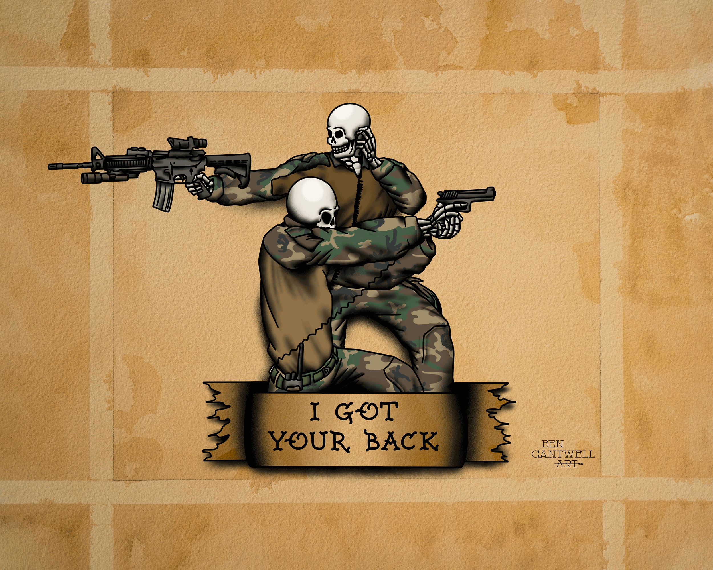 "I Got Your Back" Skeletons