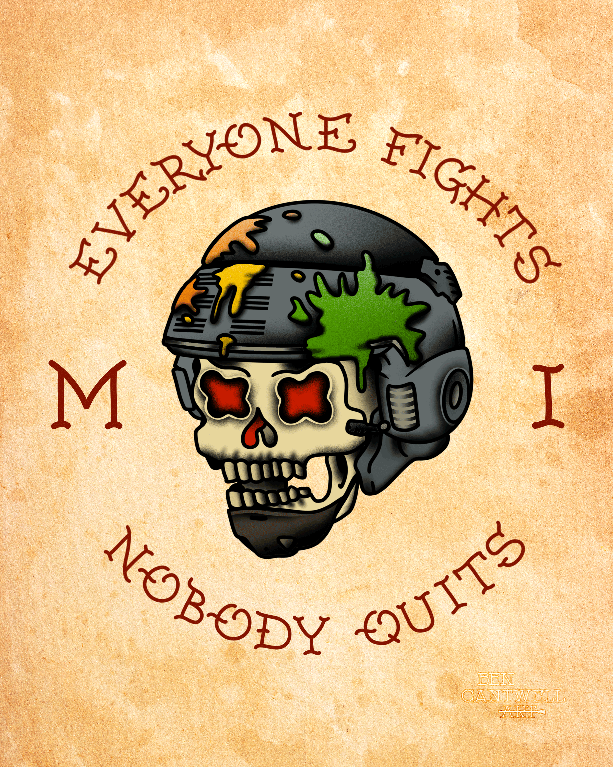 Mobile Infantry Skull - Remastered