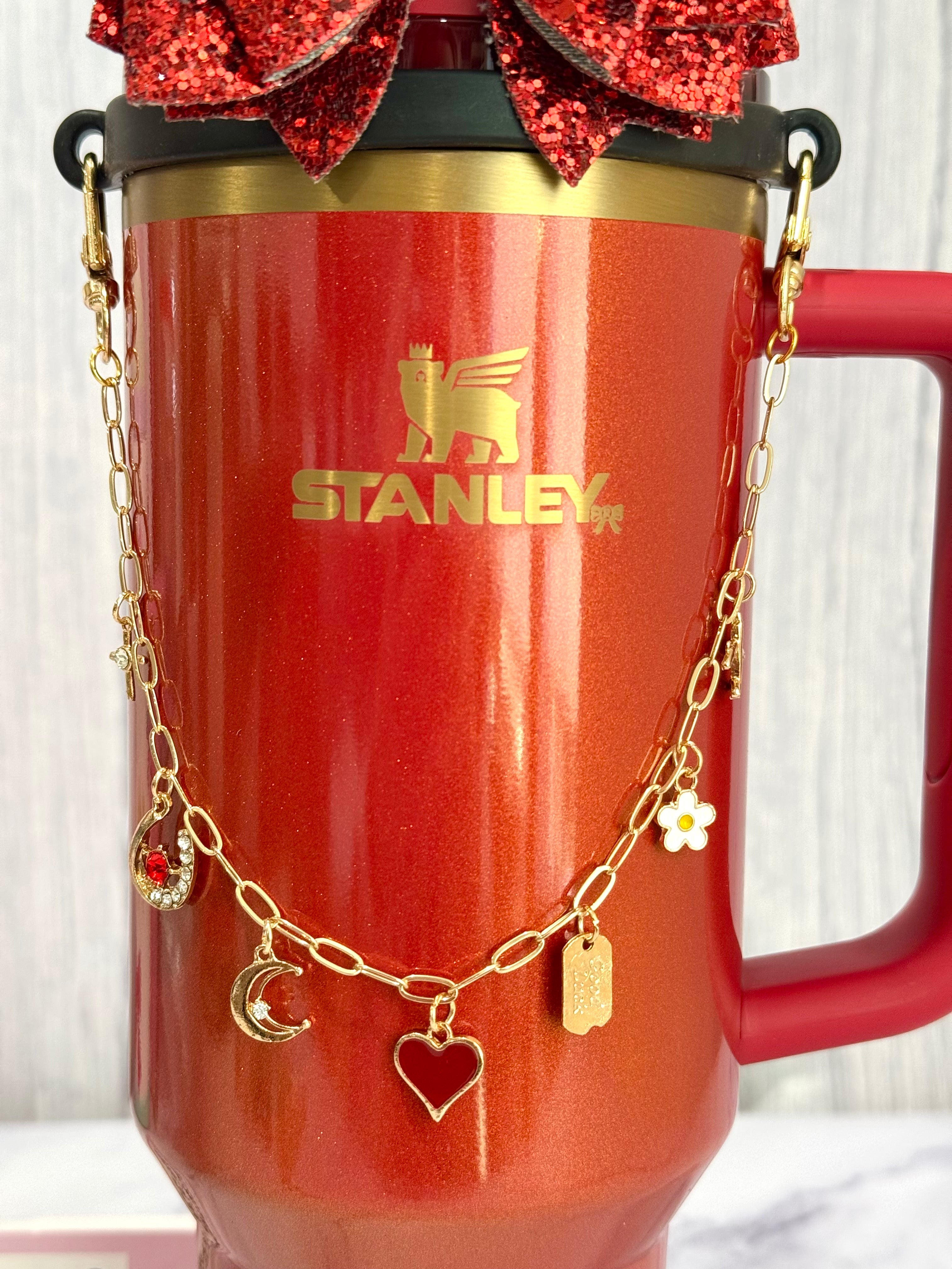 LUCKY IN LOVE DELUXE TUMBLER CHARM NECKLACE