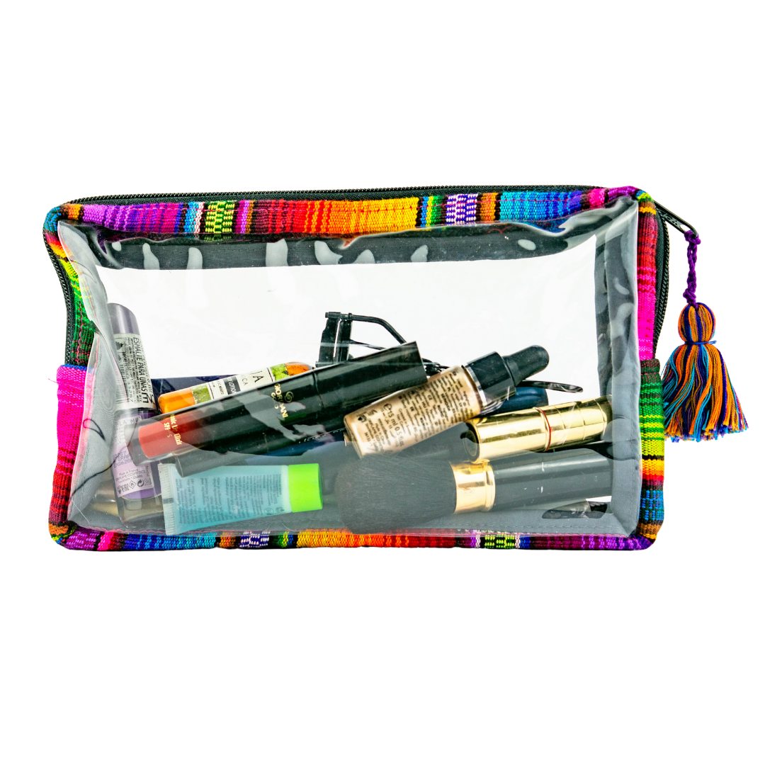 Hacienda Transparent Toiletry Travel Bag - Guatemala