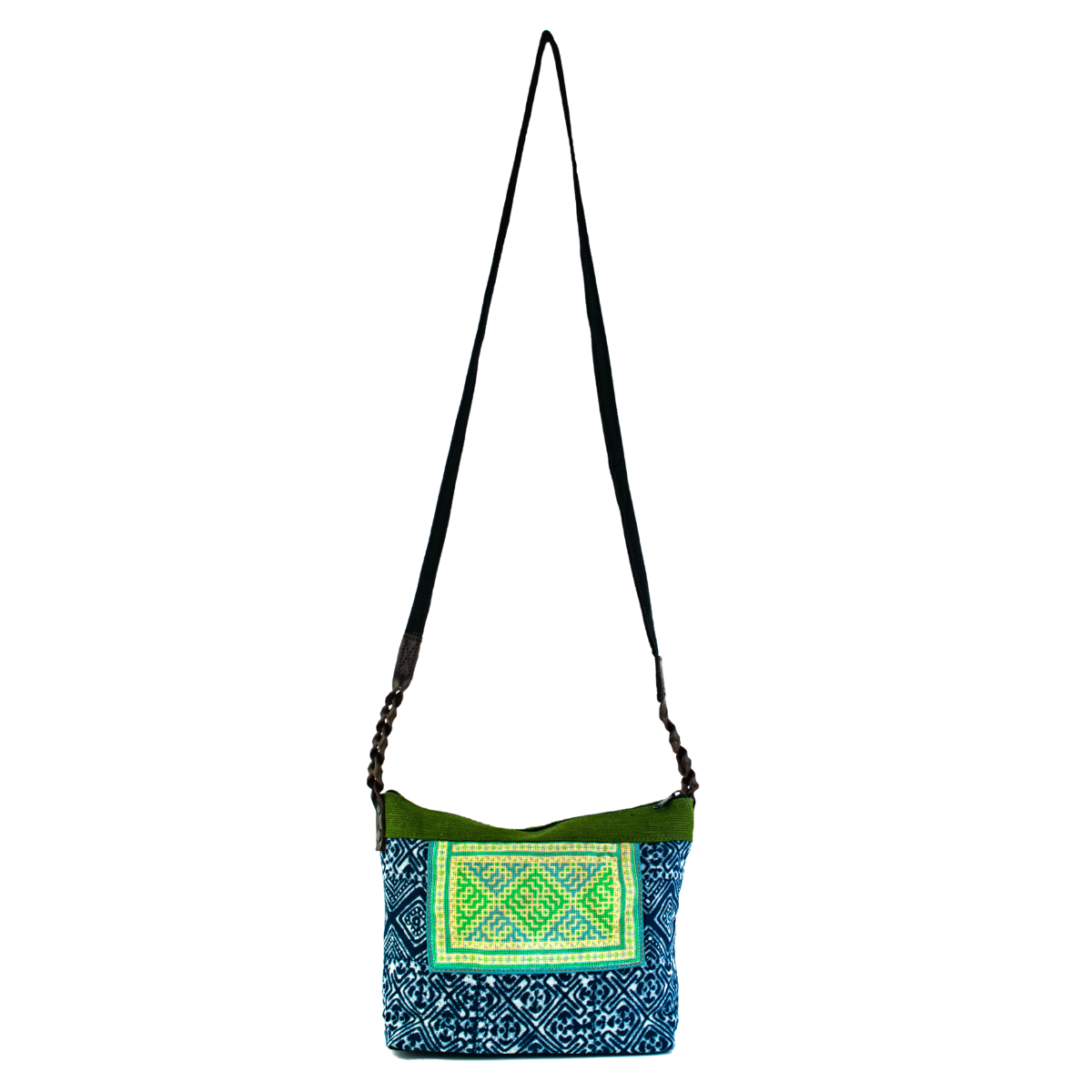 Hillside Batik Crossbody Purse - Thailand