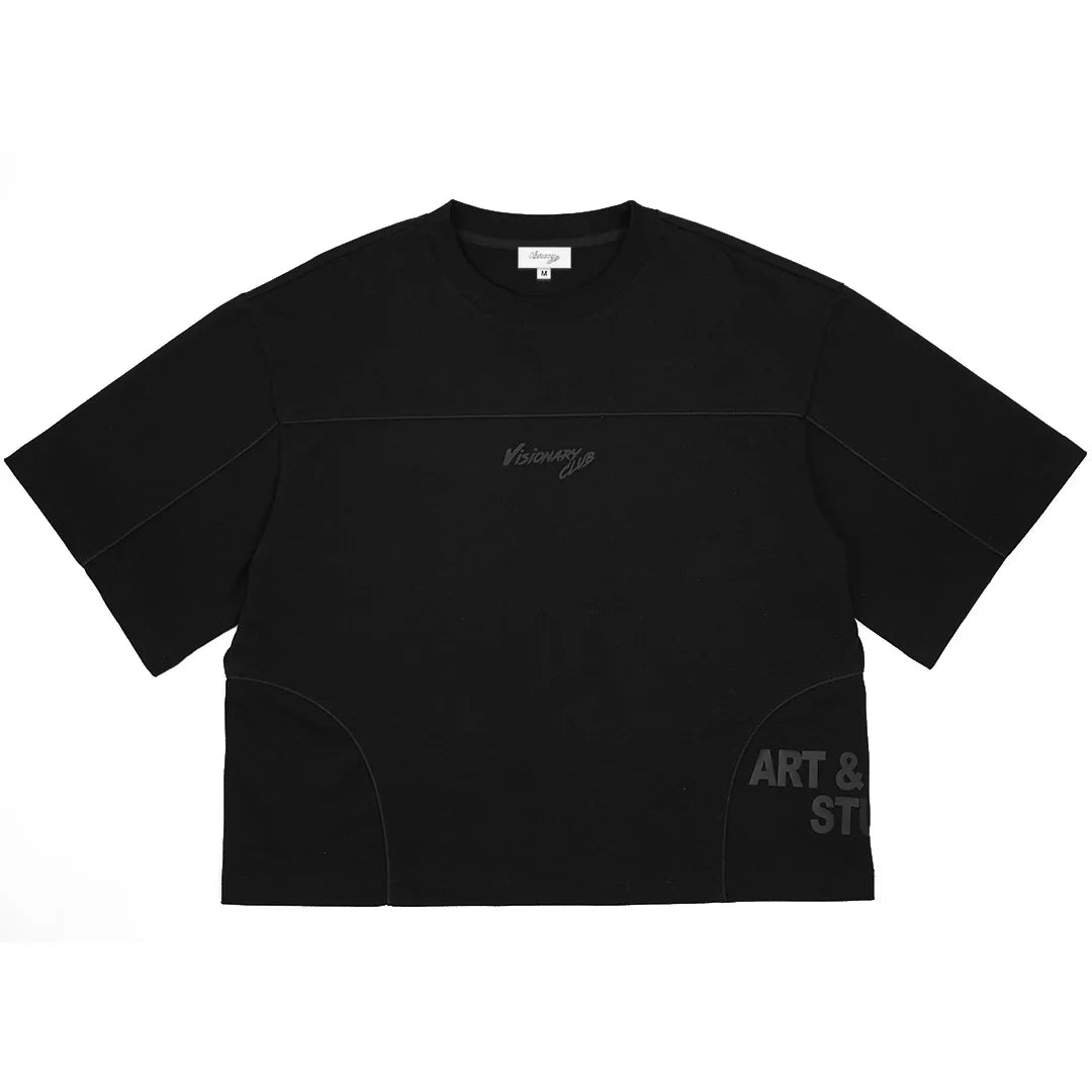 VISIONARY STATEMENT BOXY TEE ( BLACK )
