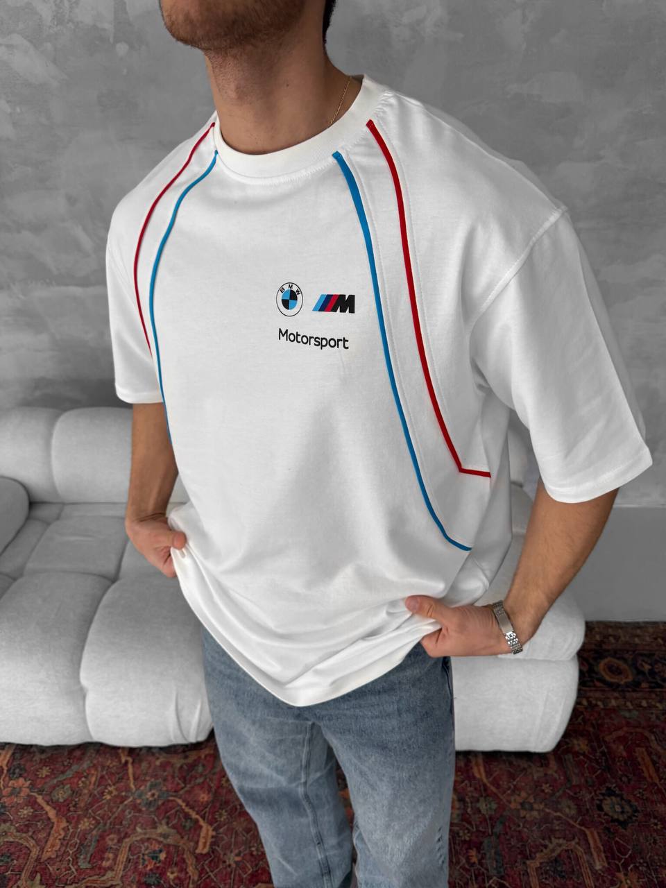 BMW Motorsport Cotton T-Shirt / Car Enthusiast Graphic Tee